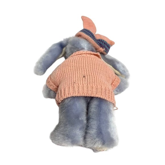 Ty Attic Treasures Azalea Plush Stuffed Animal Toy Bean Bag Purple pink sweater - Picture 3 of 4